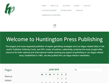 Tablet Screenshot of huntingtonpress.com